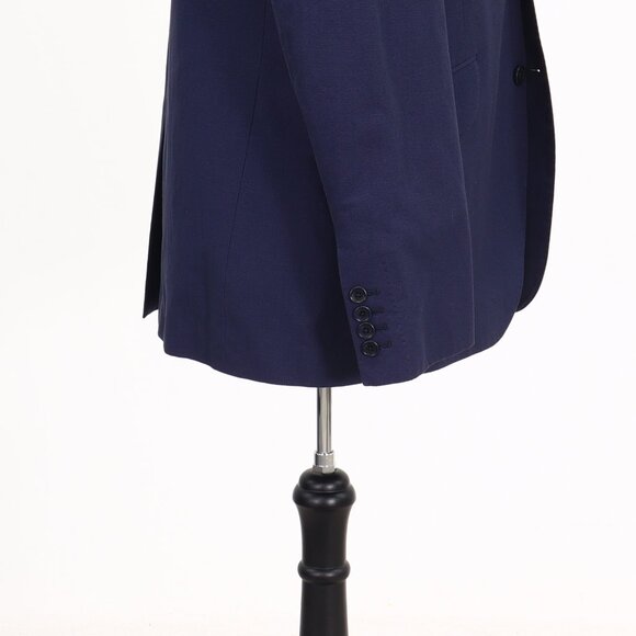 Crew Clothing Company 42R Blue HT 2-Button Sport Coat Blazer Jacket G640 - Picture 6 of 11